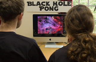 Black Hole Pong in action 1