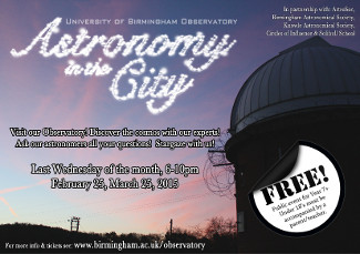 Astronomy in the City flyer