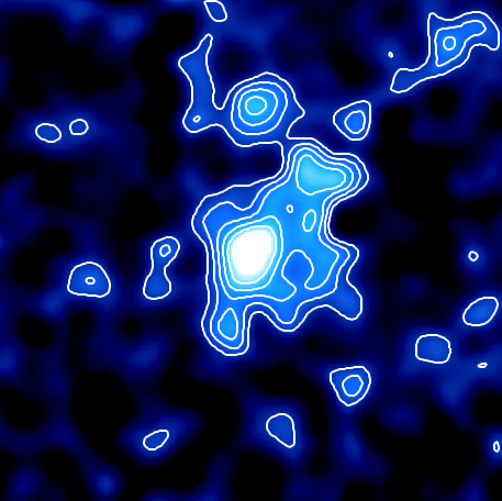 Dark matter map of Abell 0209