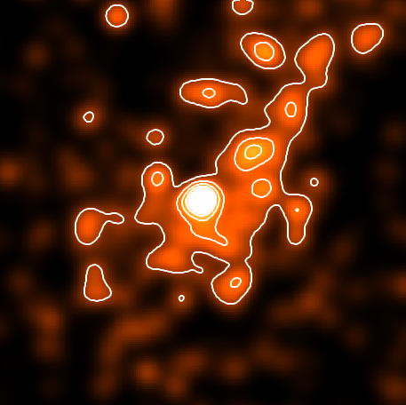 Light map of Abell 0209