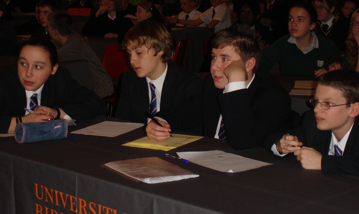 Big Quiz, Inter-School, November 2005, Great Hall, University of Birmingham