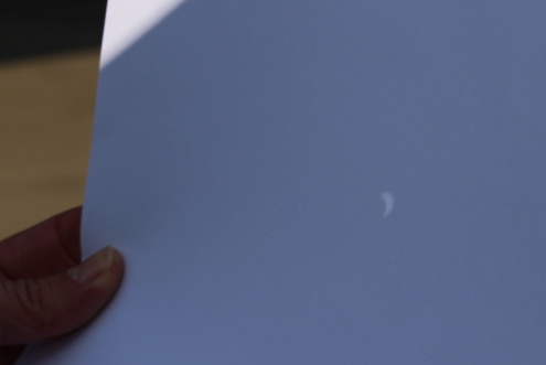 Pin hole camera at the cathedral. Image credit: Hannah Middleton
