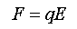 Definition of Electric Field Strength