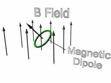 A magnetic dipole in a magnetic field