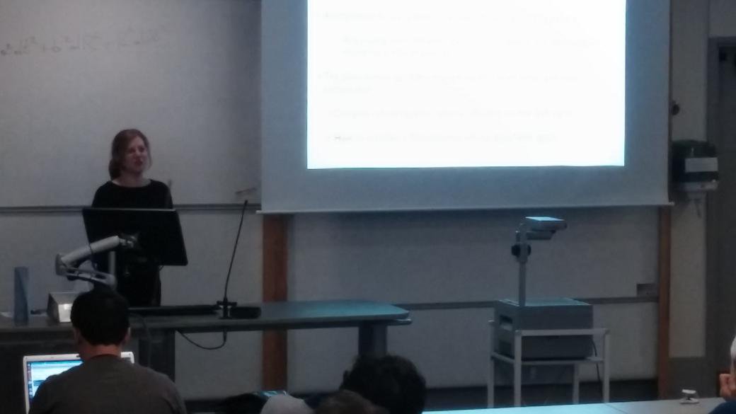 Patricia Schmidt gives the second GPG thesis prize talk of the day. @BritGrav15 http://t.co/5ryge3XHQX