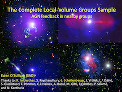 CLoGS and AGN feedback in local groups: talk from the Metre Wavelength Sky II conference, March 2019
